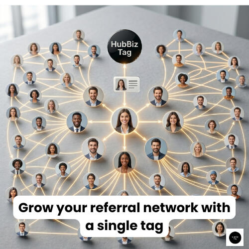 Grow your referral network with a single tag Grow your referral network with a single tag